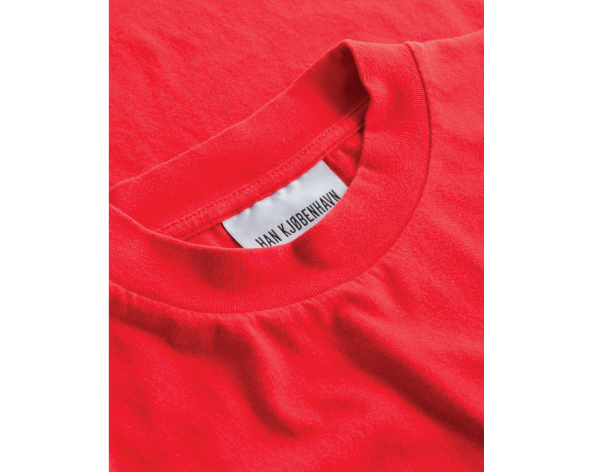 Han Kjobenhavn Boxy Tee Red M-130658