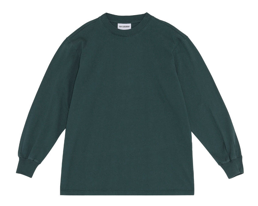 Han Kjobenhavn Boxy Tee Long Sleeve Social Resort Faded Green M130161