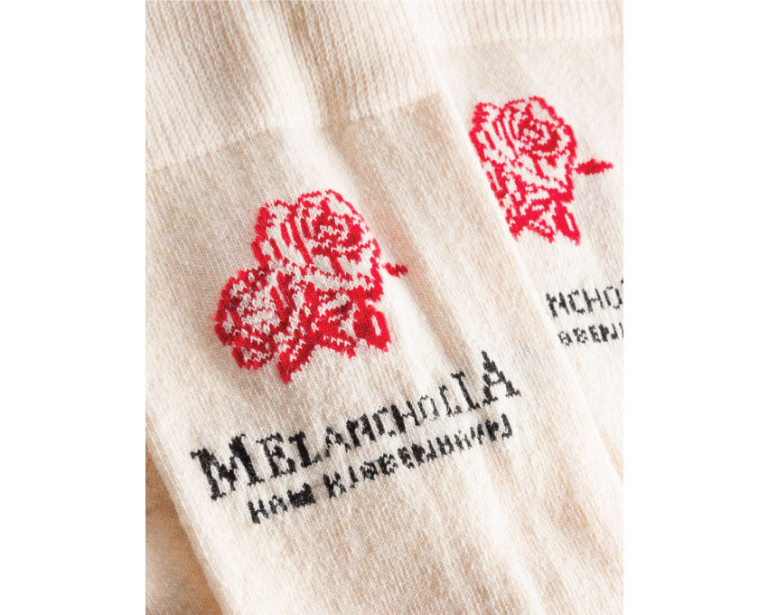 Han Kjobenhavn Socks Melancholia Off White M-130527