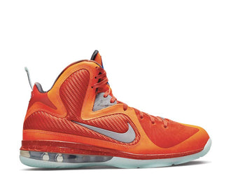 Nike LeBron IX Total Orange — sneaker basketball signature NBA homme