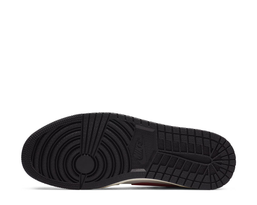 Jordan 1 Low Night Track Sail / Metallic Silver - Varsity Red - Black DA4668-001