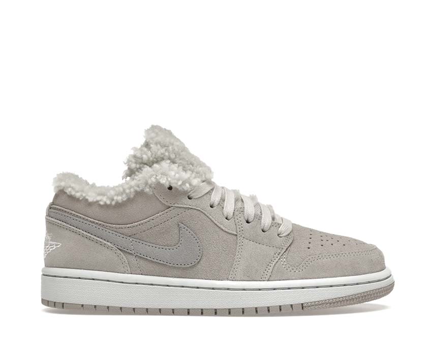 Jordan 1 Low SE Sherpa Fleece College Grey / Particle Grey - White DO0750-002