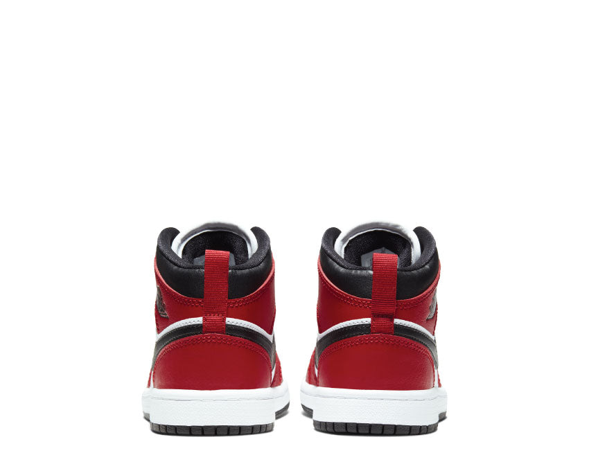 Jordan 1 Mid PS Black / Black - Gym Red 640734-069