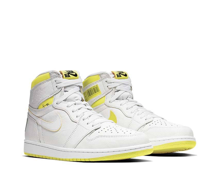 Jordan Air Jordan 1 Retro High OG White Dynamic Yellow Black 555088-170