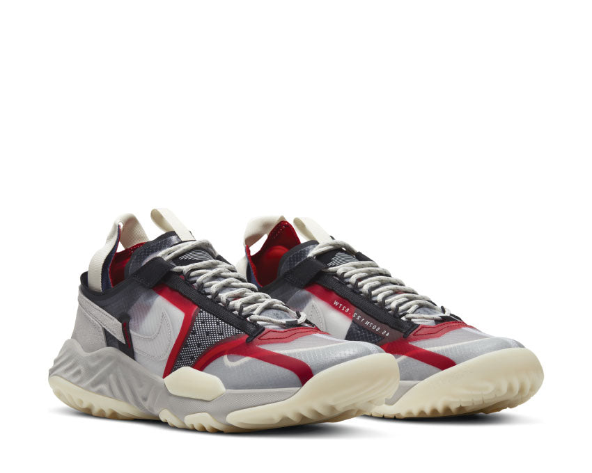 Jordan Delta Breathe Clear / Medium Grey - Light Bone - Varsity Red CW0783-901