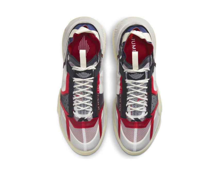 Jordan Delta Breathe Clear / Medium Grey - Light Bone - Varsity Red CW0783-901