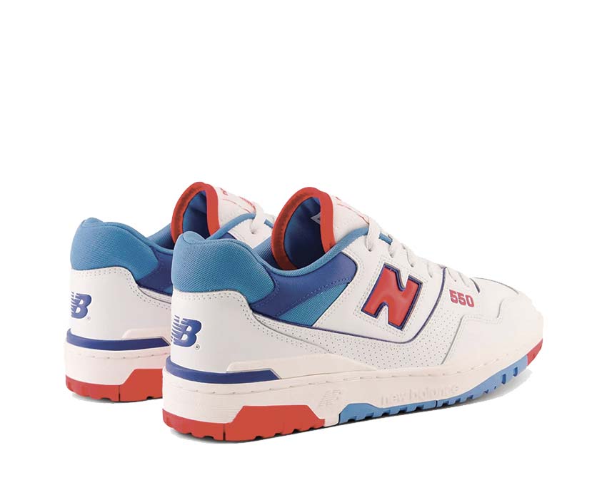 New Balance 550 White / Blue / Red BB550NCH