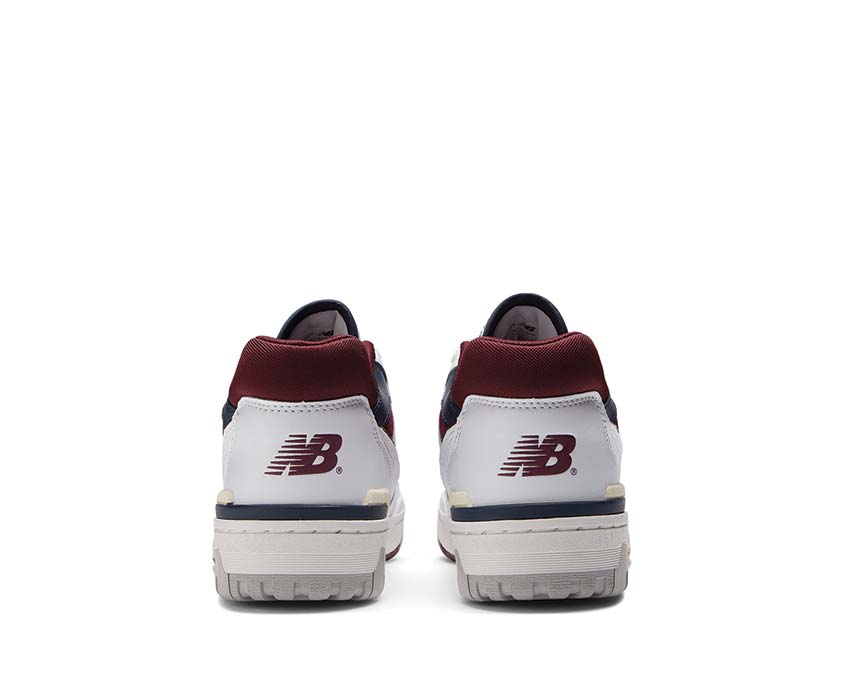 New Balance 550 White / Burgundy / Indigo BB550NCD