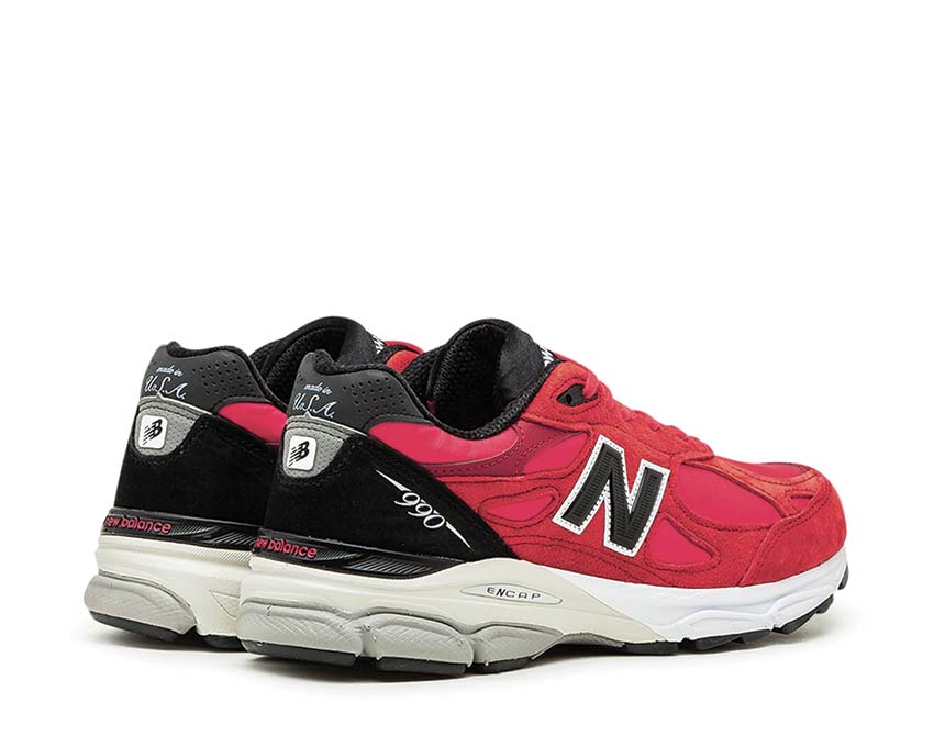 New Balance 990 V3 Red Black M990PL3