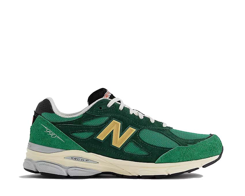 Shoe Palace Promote Unity with Their Latest New Balance 327 Colabv5 GS Grey White Green / Gold M990GG3