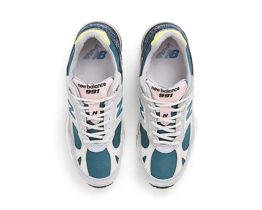 New Balance 991 Micro Chip / Pacific / Majolica Blue M991PSG