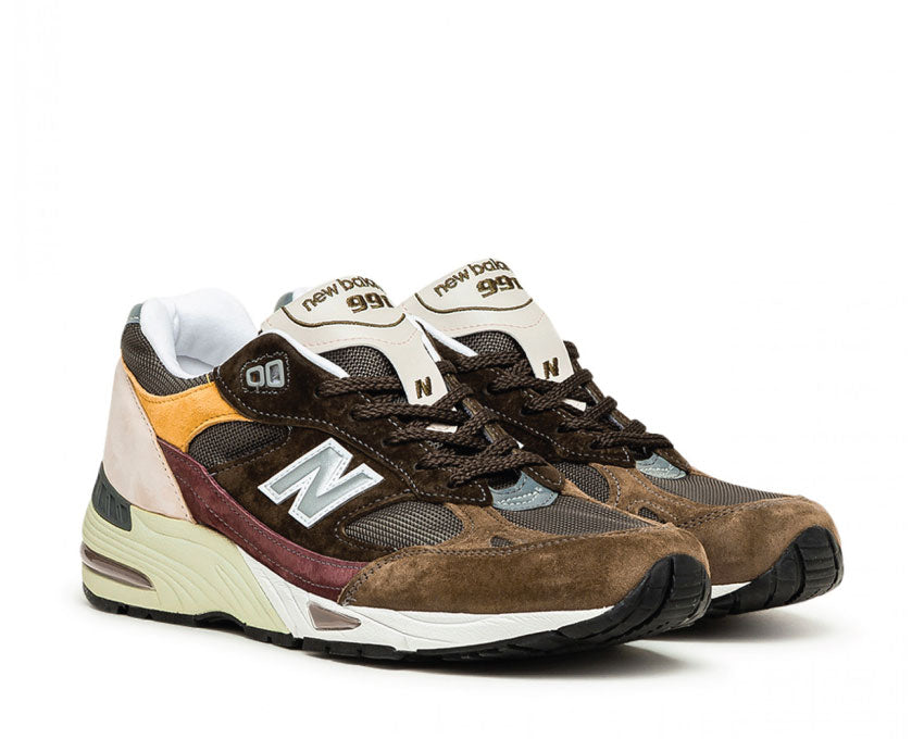 New Balance Made in UK 991 Green / Wine / Yellow M991GYB