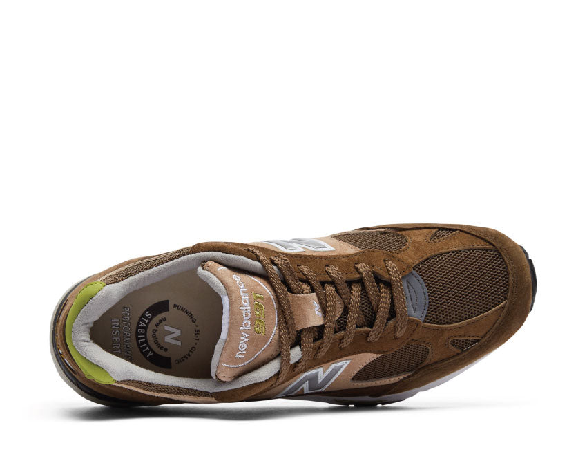 New Balance M991OLB Made in UK Dark Green / Beige / White