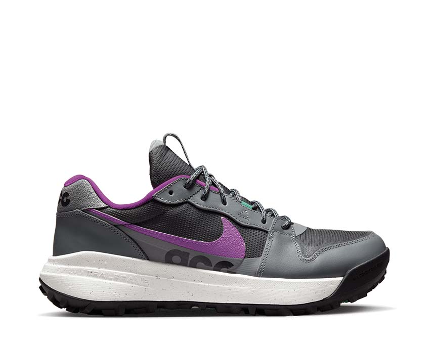 Nike ACG Lowcate Smoke Grey / DK Smoke Grey - Vivid Purple DX2256-002