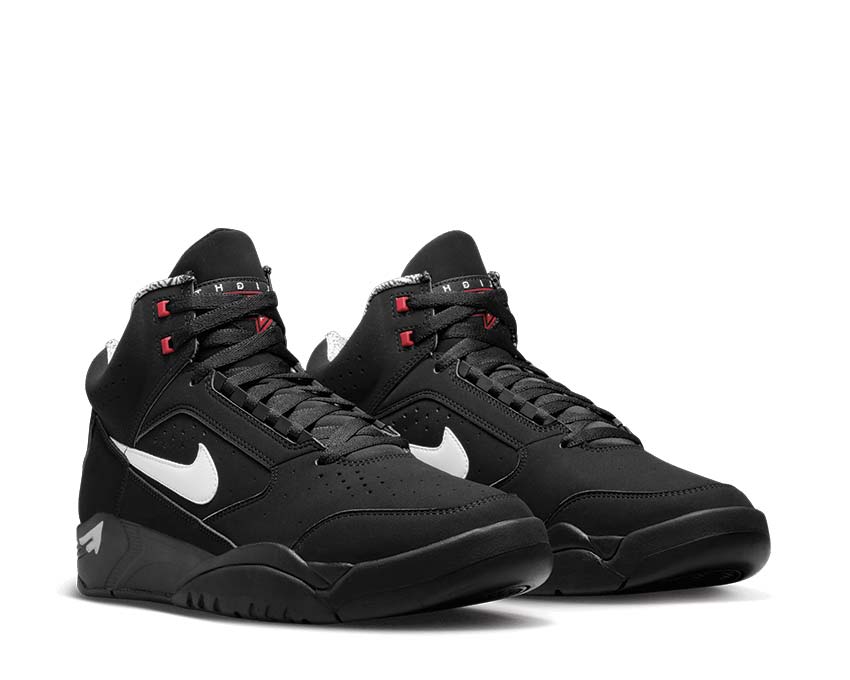 Nike Air Flight Lite Mid Black / White - Varsity Red DQ7687-003