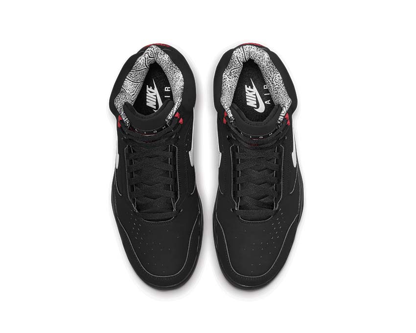Nike Air Flight Lite Mid Black / White - Varsity Red DQ7687-003