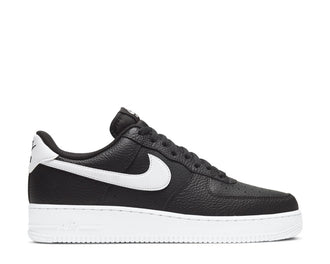Nike Air Force 1 '07 Black — baskets homme cuir noir triple black classique
