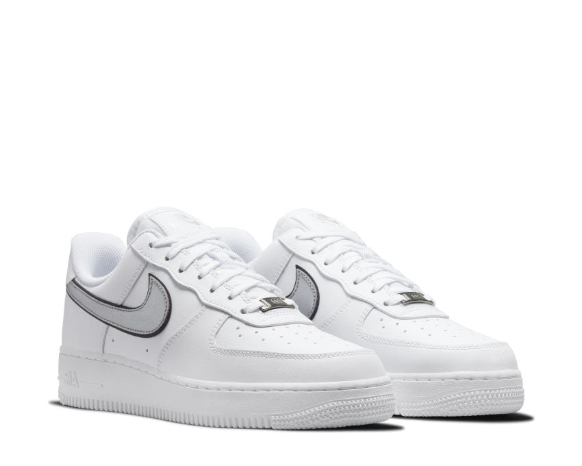 Nike Air Force 1 '07 Essential White / Metallic Silver - Black DD1523-100 
