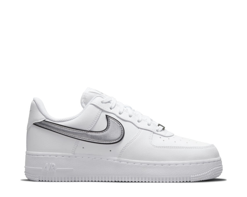 Nike Air Force 1 '07 Essential White / Metallic Silver - Black DD1523-100 