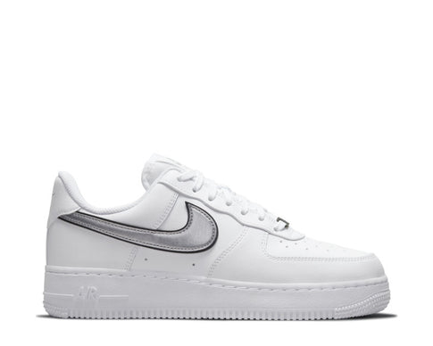 Nike Air Force 1 '07 Essential White / Metallic Silver - Black DD1523-100 