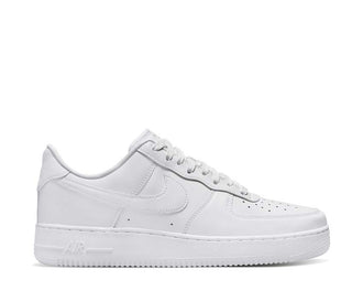 Nike Air Force 1 '07 Fresh White — baskets unisexe cuir blanc anti-plis