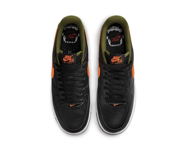 Nike black free runs 3.0 v4 hybrid '07 LV8 Black / Total Orange - Rough Green - White DH7440-001