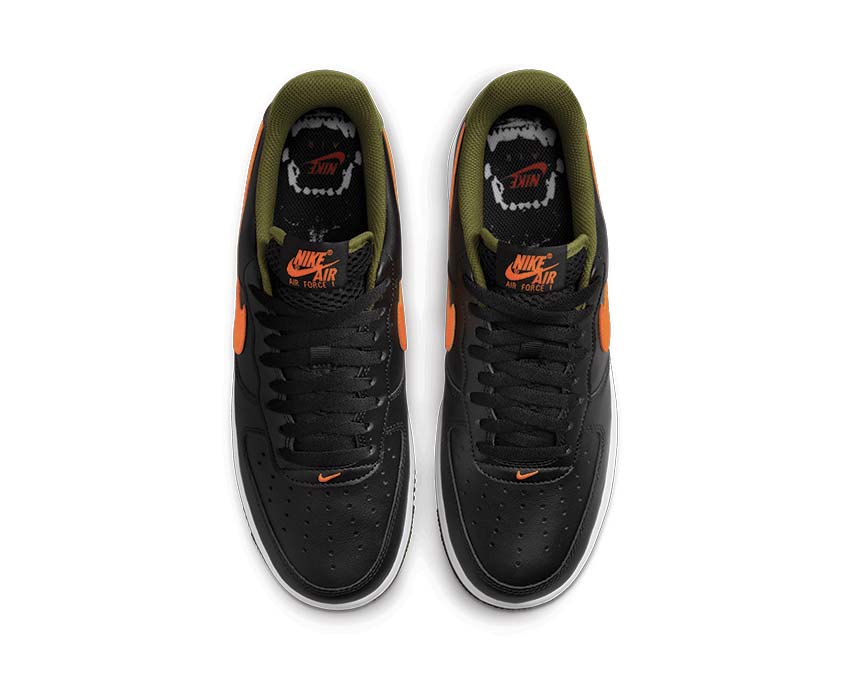 Nike Air Force 1 '07 LV8 Black / Total Orange - Rough Green - White DH7440-001