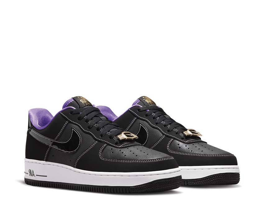 Nike Air Force 1 '07 LV8 EMB Black / Black - Iron Grey - White DR9866-001