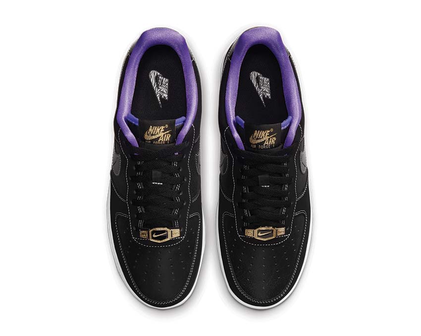 Nike Air Force 1 '07 LV8 EMB Black / Black - Iron Grey - White DR9866-001
