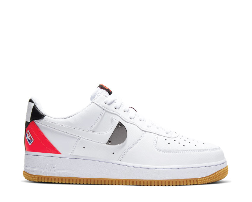 Nike Air Force 1 '07 LV8 White / White - Bright Crimson - Black CT2298-101