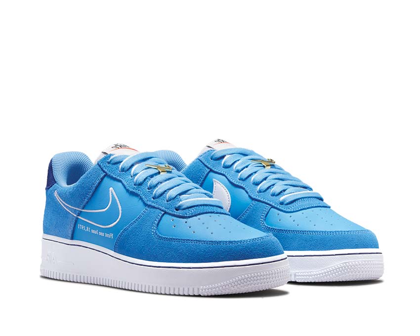  Nike Air Force 1 '07 LV8 University Blue / White - Deep Royal Blue DB3597-400 