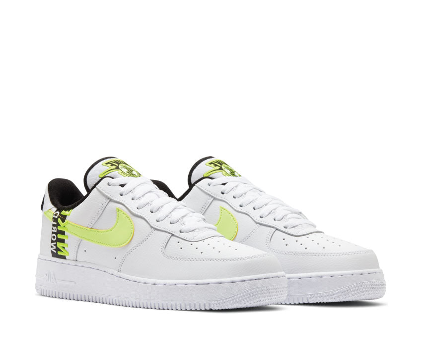 Air force 1 07 barely volt black best sale