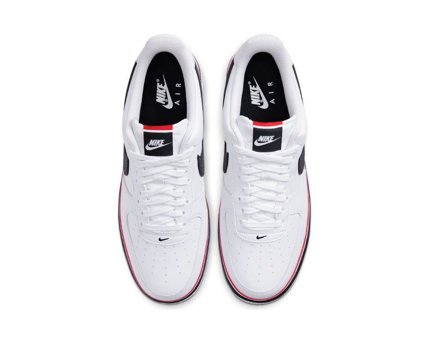 Nike Air Force 1 '07 LV8 White / Obsidian - Habanero Red CJ1377-100