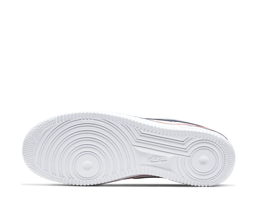 Nike Air Force 1 '07 LV8 White / Obsidian - Habanero Red CJ1377-100