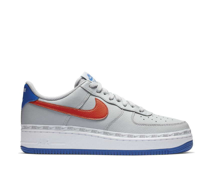 Nike Air Force 1 '07 LV8 Wolf Grey Habanero Red Game Royal CD7339-001