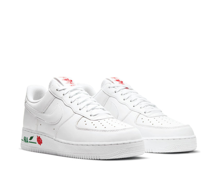 Nike air force 1 07 lx white hot sale university red