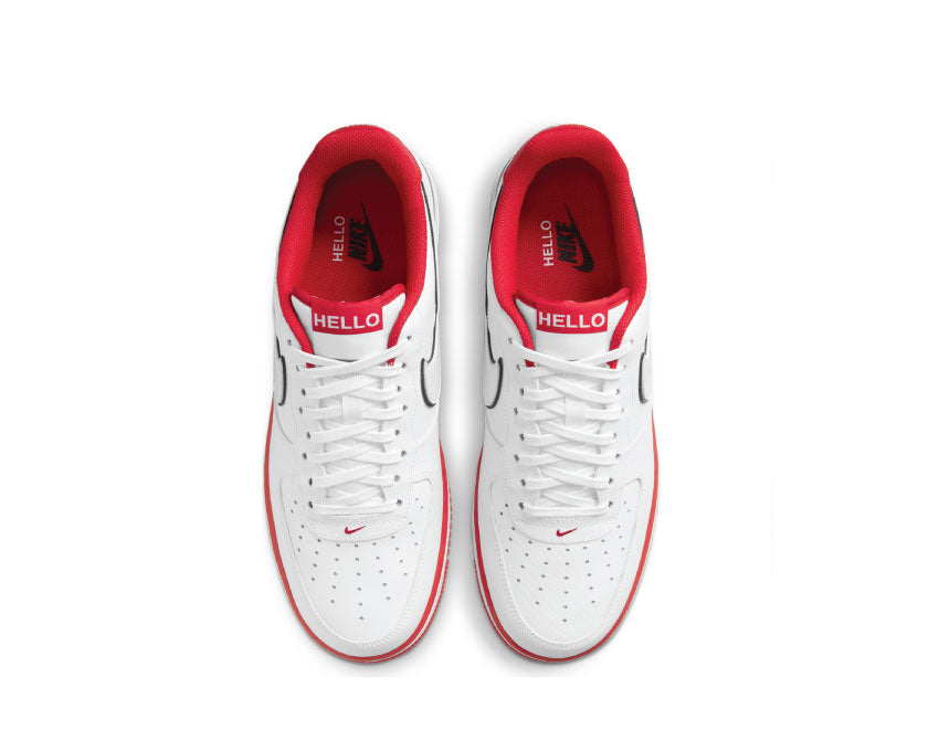 Nike Air Force 1 '07 LX White / White - University Red - Black CZ0327-100
