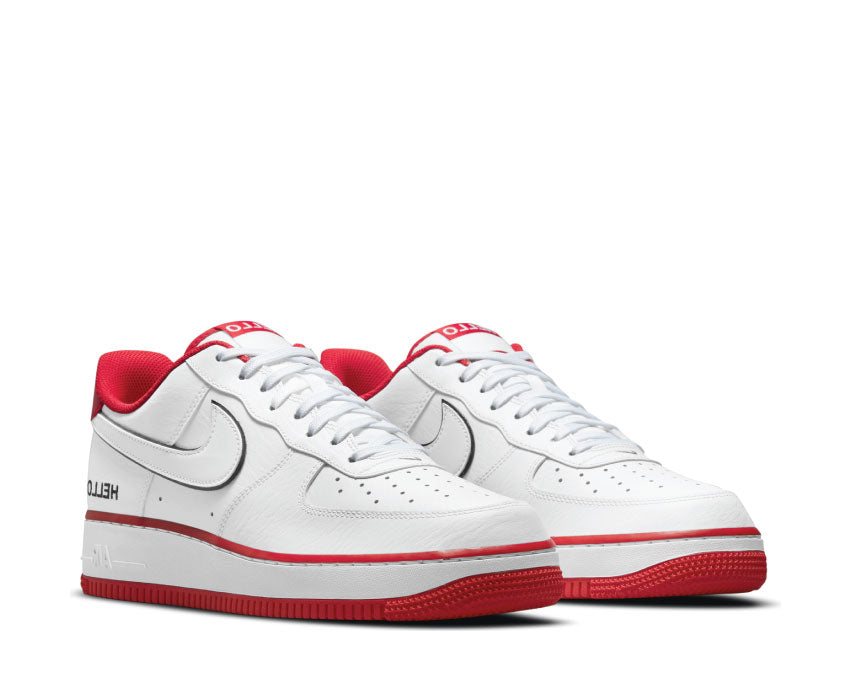 Nike Air Force 1 '07 LX White / White - University Red - Black CZ0327-100