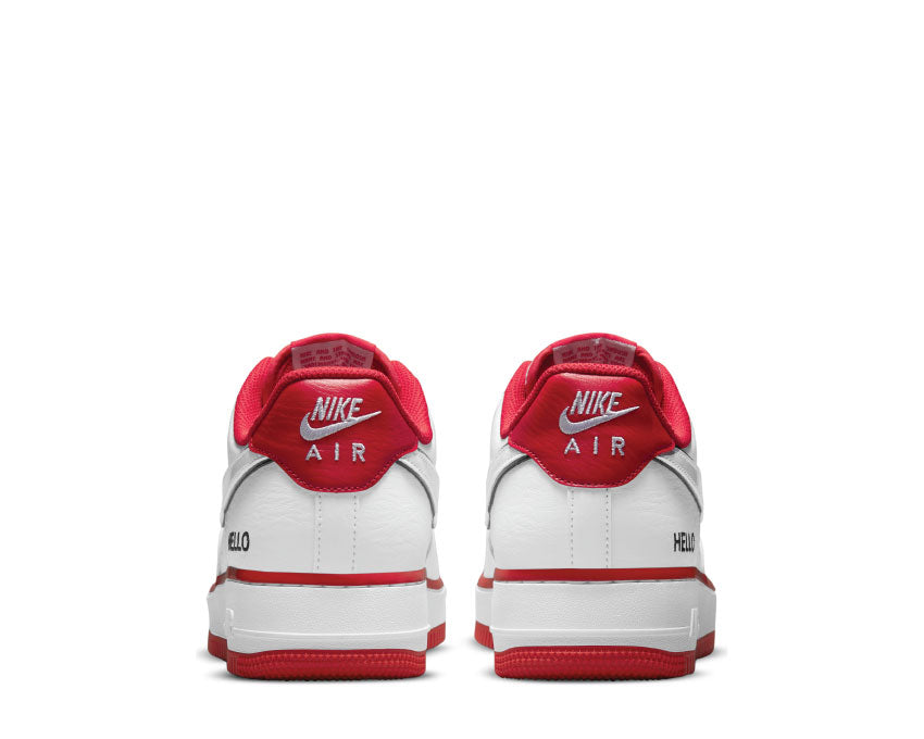 Nike Air Force 1 '07 LX White / White - University Red - Black CZ0327-100