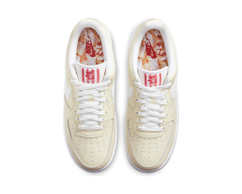 Nike Air Force 1 '07 Premium Coconut Milk / White - University Red CW2919-100
