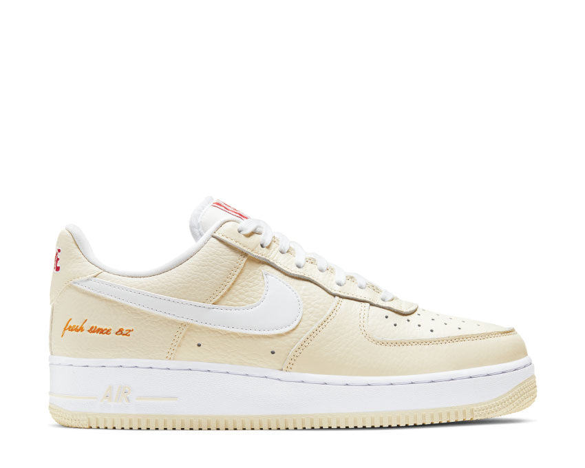 Nike Air Force 1 '07 Premium Coconut Milk / White - University Red CW2919-100