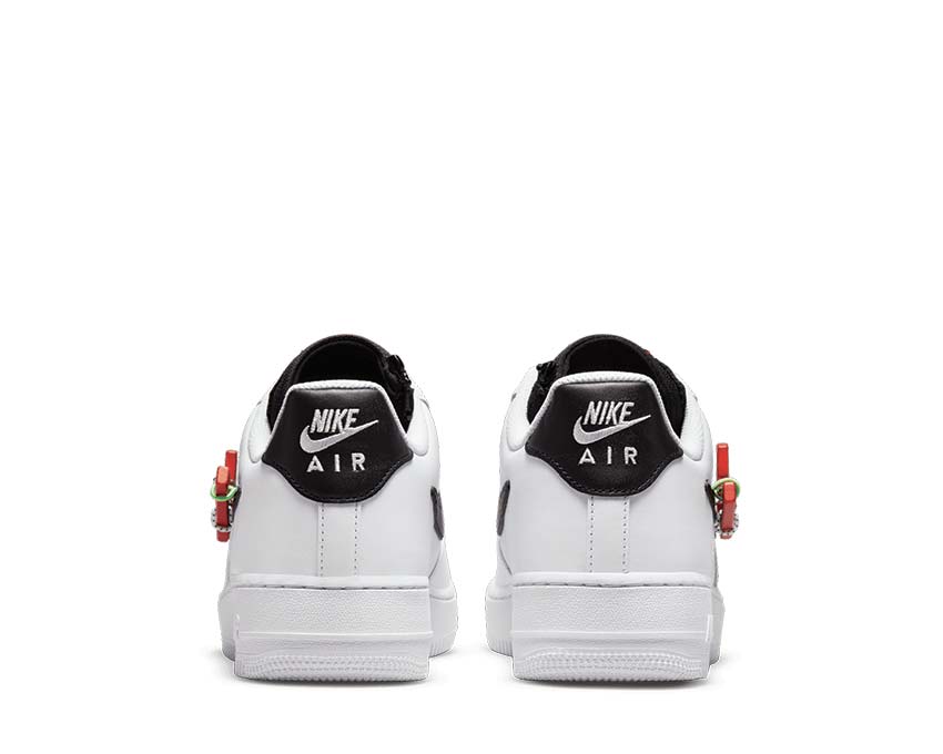 Nike Air Force 1 '07 Premium White / Black - Pomegranate - Habanero Red DH7579-100