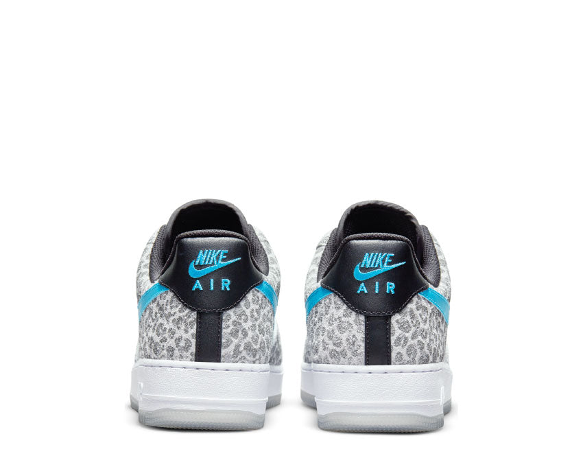 Nike Air Force 1 '07 PRM Pure Platinum / LT Blue Fury - Black DJ6192-001