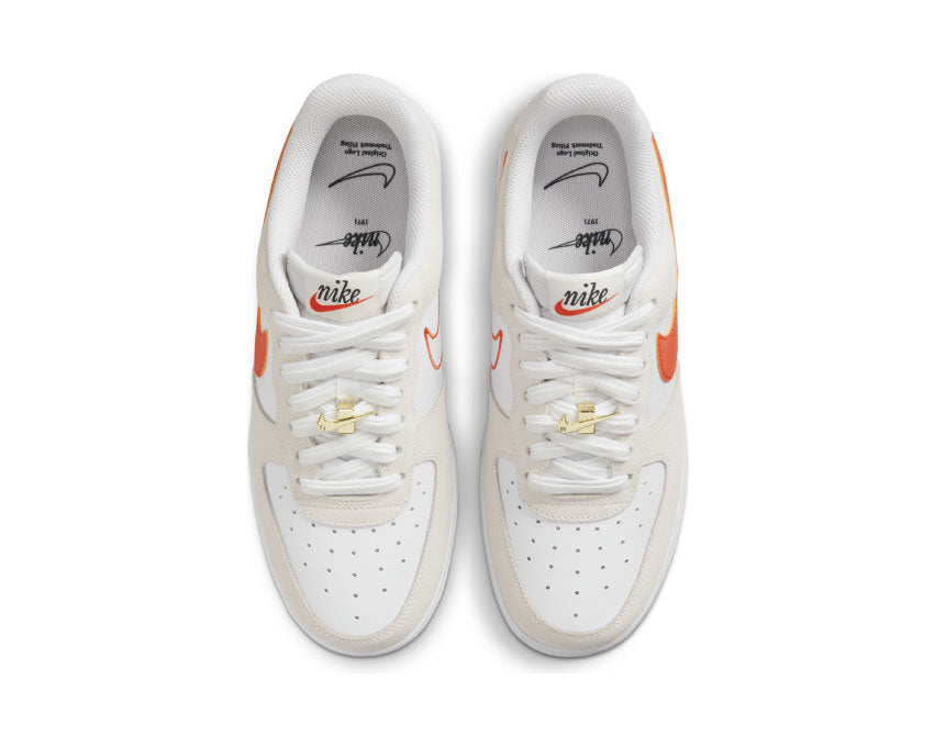 Nike Air Force 1 '07 SE White / Summit White - Sail - Orange DA8302-101