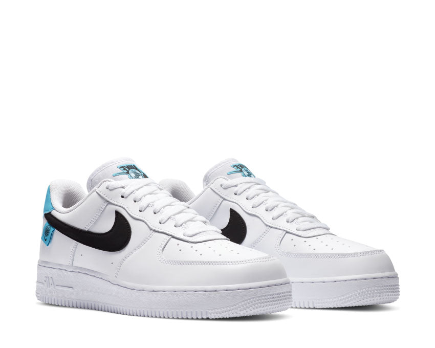 Nike Air Force 1 '07 White / Blue Fury - Black CK7648-100