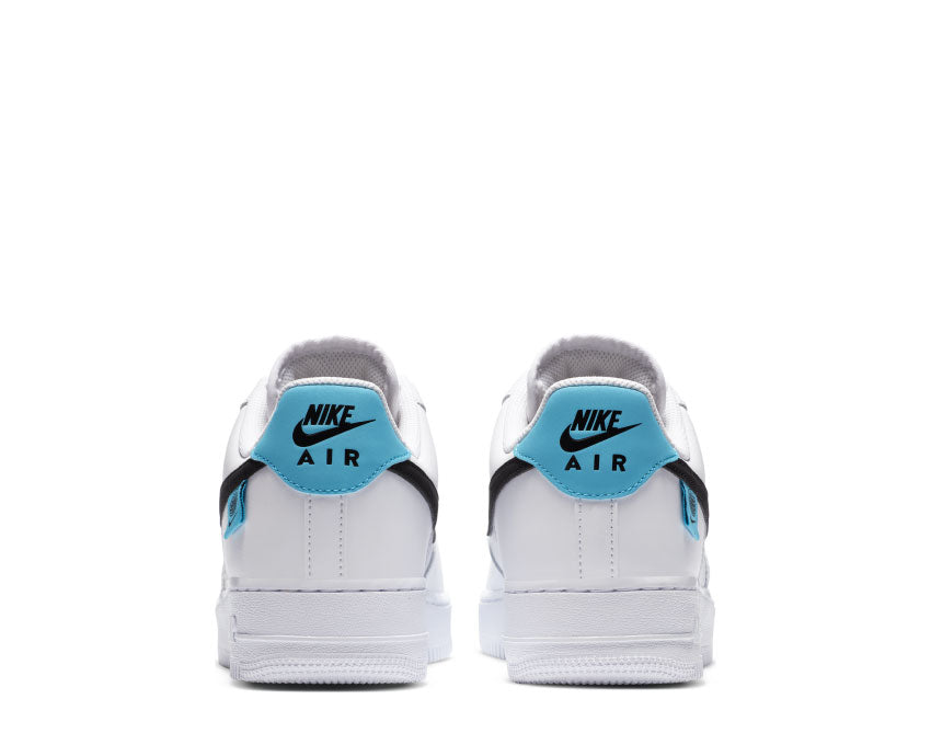 Nike Air Force 1 '07 White / Blue Fury - Black CK7648-100