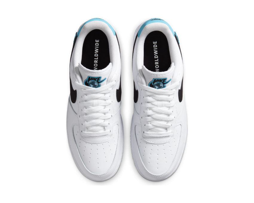 Nike Air Force 1 '07 White / Blue Fury - Black CK7648-100
