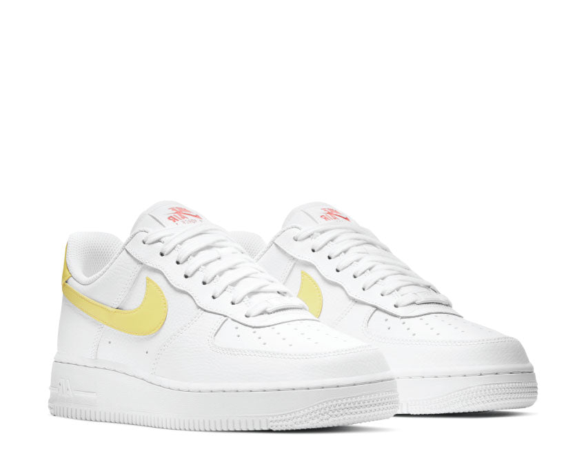 Nike Air Force 1 '07 White / LT Zitron - Bright Mango - White 315115-160