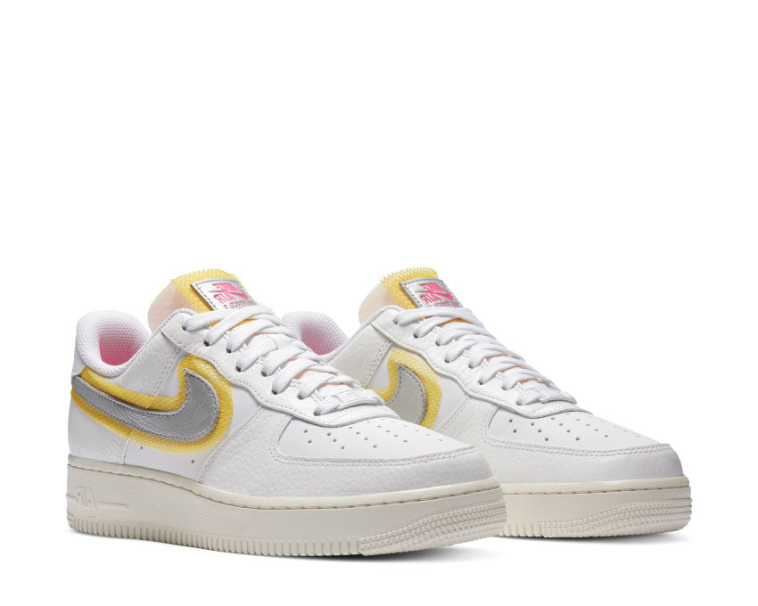 Nike Air Force 1 '07 White / Metallic Silver - University Gold CZ8104-100