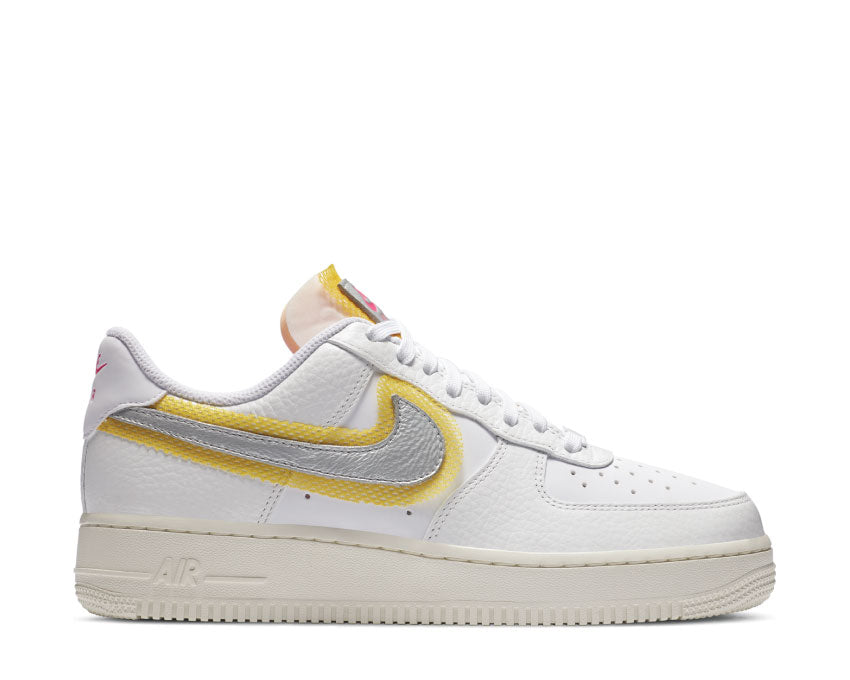 Nike Air Force 1 '07 White / Metallic Silver - University Gold CZ8104-100